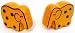 Elephant Animals Themed Salt & Pepper Shakers Gift Set - Golden Yellow