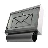 Jago BRK-01 Briefkasten Edelstahl 40x38x10 cm mit Zeitungsfachvon "Jago"