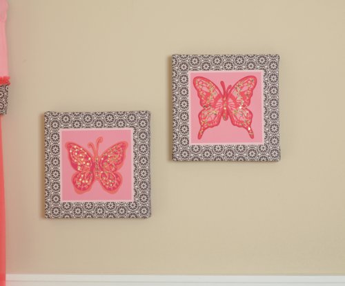 Summer Infant Juliette Butterfly Canvas Wall Art