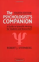 The Psychologist's Companion: A Guide to Scientific Writing for Students and Researchers