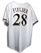 Autographed Prince Fielder Milwaukee Brewers White Majestic Jersey