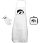 Iowa Hawkeyes White Apron, Oven Mitt & Pot Holder Barbecue Combo Set