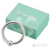 Empire Sterling Silver Single Ring with Ball