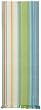 Durable Hand Woven 100% Cotton Colorful Blue and Green Striped Table Runners 12x72 Inches Set of Two