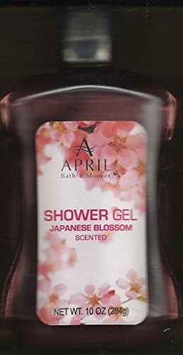 April Bath and Shower Japanese Blossom Scented Shower Gel 10 Oz (2 Pack)