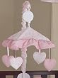 JoJo Designs Musical Baby Crib Mobile - Vintage French Pink Toile JoJo Designs Musical Baby Crib Mobile - Vintage French Pink Toile