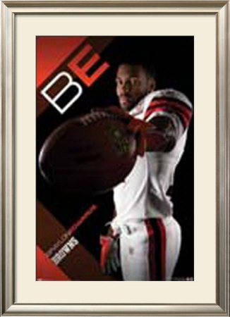 Braylon Edwards Framed Poster Print, 32x44