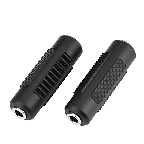 eBoot 2 Pack 3.5mm Stereo Jack to 3.5mm Audio Female/ Female Adapter Connectors