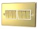 Kitchen & Housewares : POLISHED BRASS 6 GANG 2 WAY 6AMP LIGHT SWITCH C310PBW