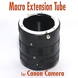 Canon EOS Mount Macro Extension Tube Set Kit for Extreme Close-up, fits Can ....