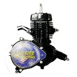 Grubee SKyHawk Gt-5 Black 80/66cc Angle Fire Head Gas Bicycle Motor Conversion Kit Motorized Bike GAS Moped