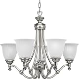 Progress Lighting P4115-81 5-Light Renovations Chandelier, Antique Nickel