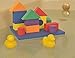 Non-Toxic 68 Piece foam Wonder Blocks for Children w/ Carry Tote - Non-Recycled Quality, Waterproof, Soft, Bright, Safe & Quiet
