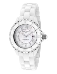 Swiss Legend Womens SL-10049-WWSR Karamica White Mother of Pearl High-Tech Ceramic Watch