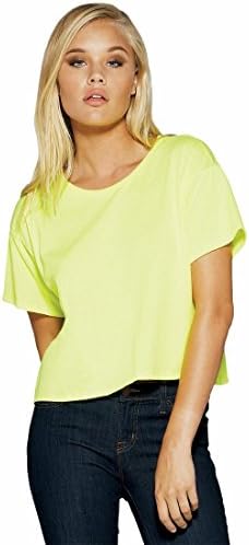 Crop V Neck Boxy Flowy Tee