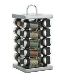 Review Martha Stewart  / Martha Stewart Collection Square Stainless Steel Spice Rack, 20-Piece Set