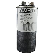 Aviditi 29AVI Capacitor, 50 Microfarad, 370-Volt, Round