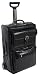 Siamod 35685 Cappuccini Italian Leather 21-Inch Ladies Carry On (Black)