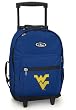 WVU Rolling Backpack Navy West Virginia University - Wheeled Travel or School Carry-On Travel Bags with Wheels - Best Quality