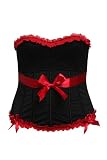 Torrid Plus Size Black With Red Sash Bustier