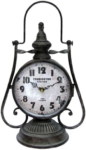 Paddington Train Station Double Sided Railroad Lantern Clock
