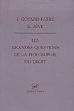 Les grandes questions de la philosophie du droit ( recueil de textes)