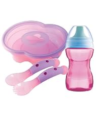 MAM feeding set - pink