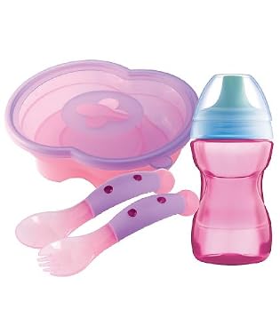 MAM feeding set - pink
