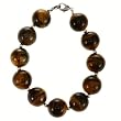 Handmade Tiger Eye & Silver Bracelet