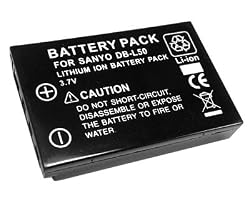 SANYO DB-L50 Battery 1,700mAh by Pexell