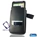 CAPDASE SoftBank 001HT / HTC Desire HD Smart Pocket Callid, Black / Red Clear Black 「ソフトバンク 001HT / HTC デザイアHD 専用 スマートポケット レザーケース コールID」 ブラック／レッド SLHCA9191-S319