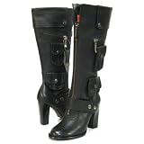 Harley Davidson 'Caylee' Knee Boots Womens 8.5 - Black by Harley Davidson