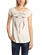 ONLY Damen T-Shirt 15071664/NEW HIPSTER SHAKE/VOYAGE SS TOP BOX BB, Gr. 36 (S), Blau (ESTATE BLUE Detail: Voyage Print)