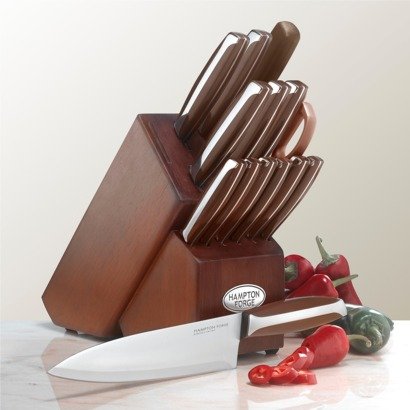 15-Pc. Hampton Cutlery Set - Espresso