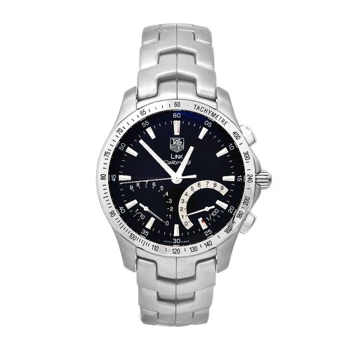 TAG Heuer Men s CJF7110.BA0592 Link Calibre S Stainless Steel Chronograph 1 100th Watch