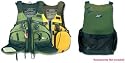Stohlquist Fisherman Vest PFD Kayak Angler Life Jacket, Green, L/XL
