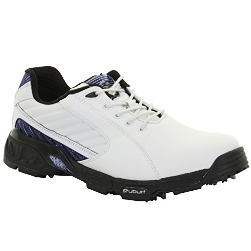 Stuburt Men's Helium FSZ Golf Shoes - US 11 - White/Blue