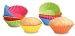 SiliconeZone Set of 12 Assorted Mini Muffin-Cups: Solid colors