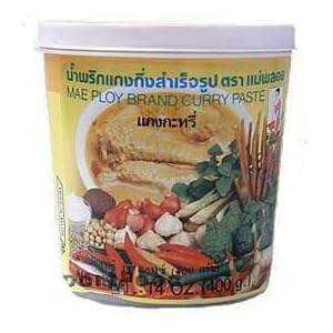 Mae Ploy Thai Yellow Curry Paste - 14 oz jar