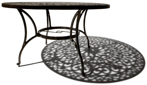 Strathwood St. Thomas Cast Aluminum Round Dining Table