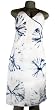 Alma de Anil, Indigo Dyed Wrap-Around Dress
