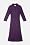 Long Sleeve Merino Wool Variegated Rib Sweater Dress