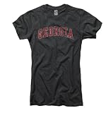 Georgia Bulldogs Women's Heather Black Tradition Ring Spun T-Shirt