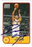 Devean George Autographed/Hand Signed Basketball Card (Los Angeles Lakers)