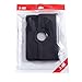 HDE iPad Mini iPad Mini 2/3 Cases and Covers [Auto Sleep/Wake] 360 Rotating Stand for iPad Mini 1/2/3 Retina (Black)