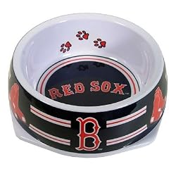 Boston Red Sox Dog Bowl Feeding Dish - Large