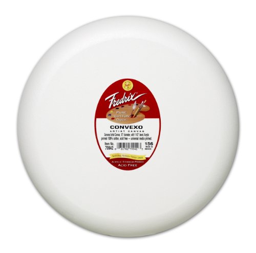 Fredrix 79940 Convexo Fredrix Stretched Canvas, 8 by 1-1/2-Inch Round