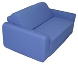 Children's Studio Chair Sleeper  Twin 38", Royal Blue