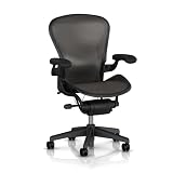 Aeron Chair by Herman Miller - Basic - Graphite Frame - Carbon Classic Size C (Large)
