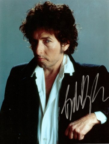BOB DYLAN Autographed photo! RARE & GUARANTEED AUTHENTIC!